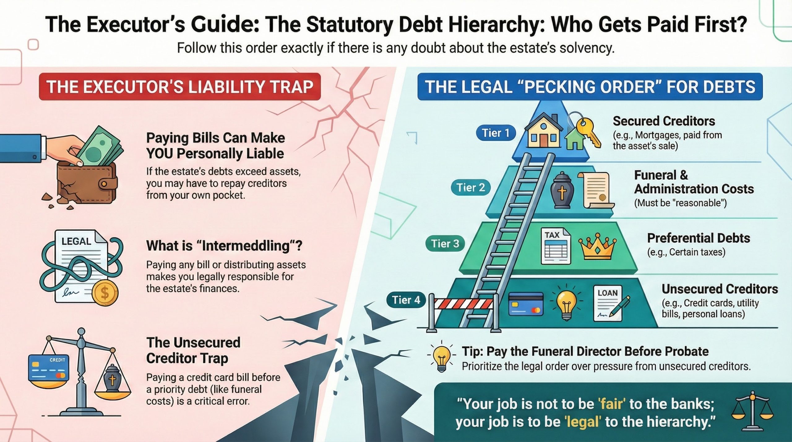 The Priority of Debt: Why the Funeral Director Gets Paid Before the Credit Card Company